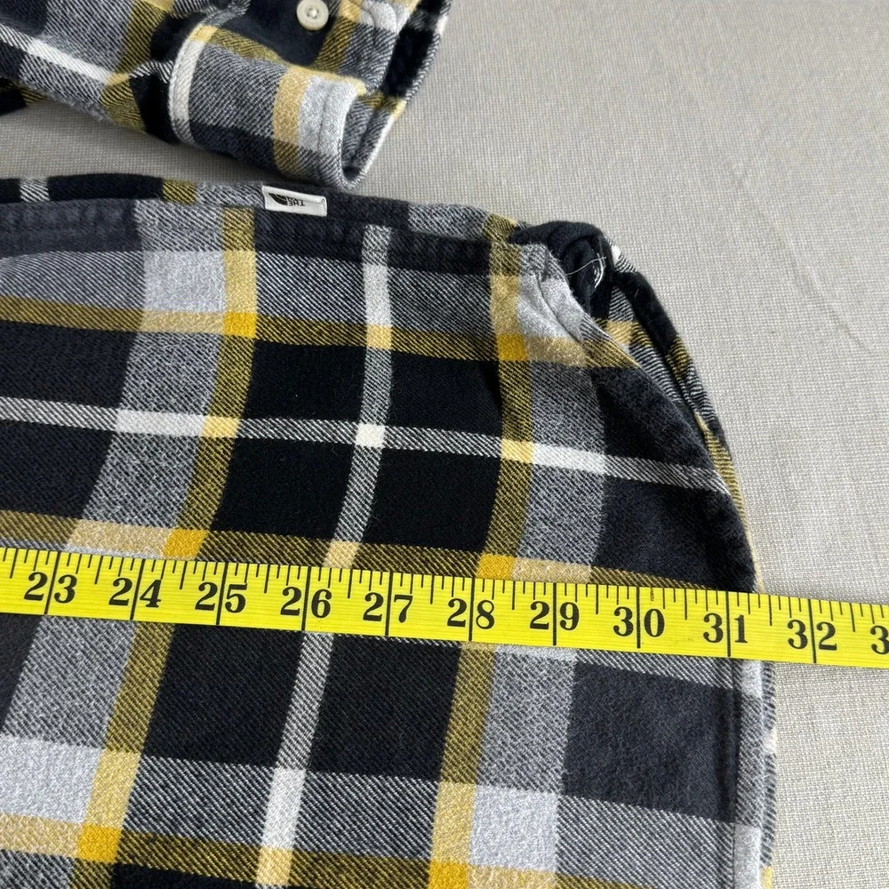 The North‎ Face Flannel Shirt XXL Black/yellow Heavyweight